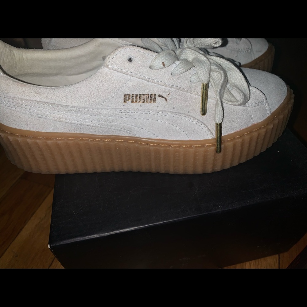 OATMEAL PUMA FENTY CREEPERS
